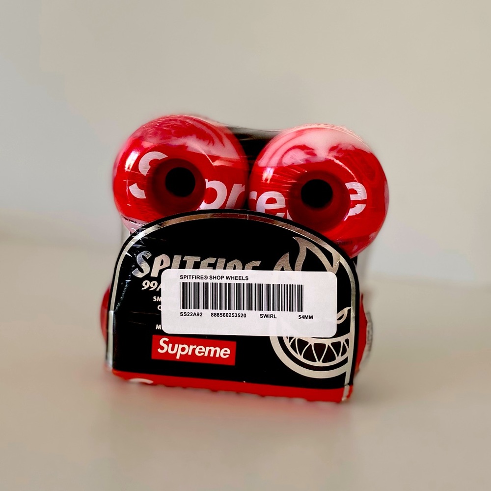 Supreme x Spitfire 54mm Skate Wheels